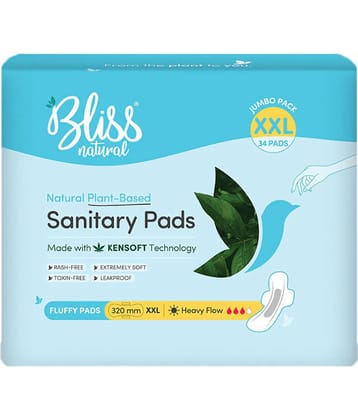 BLISSNATURAL Cottony XXL Maxi Regular Sanitary Pad