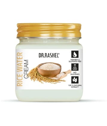 DR.RASHEL Rice Water Face & Body Cream for Moisturization (380 ml) | Pack of 1