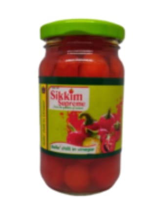 Sikkim Supreme Dalle Chilli in Vinegar- 200g - 200 gm Sikkim Supreme Dalle Chilli in Vinegar- 200g - 200 gm