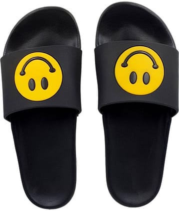 Pampy Angel Black Slippers