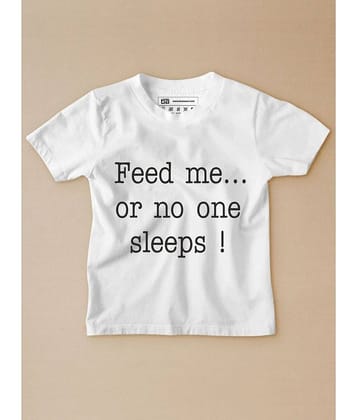 Be Awara Pack of 1 Boys Cotton T-Shirt ( White )