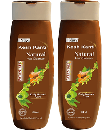 Kesh Kanti Hair Cleanser Natural 180 ml (Pack of 2)