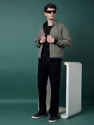Black Baggy Cargo Jeans-32 / Black