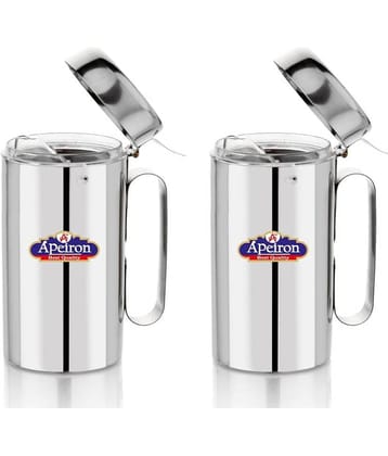 APEIRON Steel Oil Container/Dispenser Set of 2 750 mL