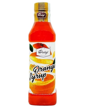 Dadaji Premium Orange Syrup - Instant Refreshing Summer Drink - Orange Sharbat (750ml)