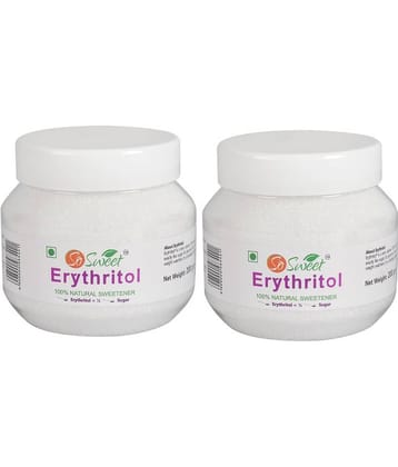 So Sweet Erythritol 100% Natural Sweetener 400gm for Diabetes - Sugar free (PO2) (200gm Each)
