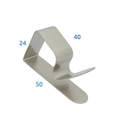 Table Clips for Table Cloth (12 Pieces) � Drawing Board & Drafting Sheet Clamps for Home, Office & Events � Tempered Steel Chrome-Plated Clamps to Hold Table Covers Tight � Multipurpose Holders