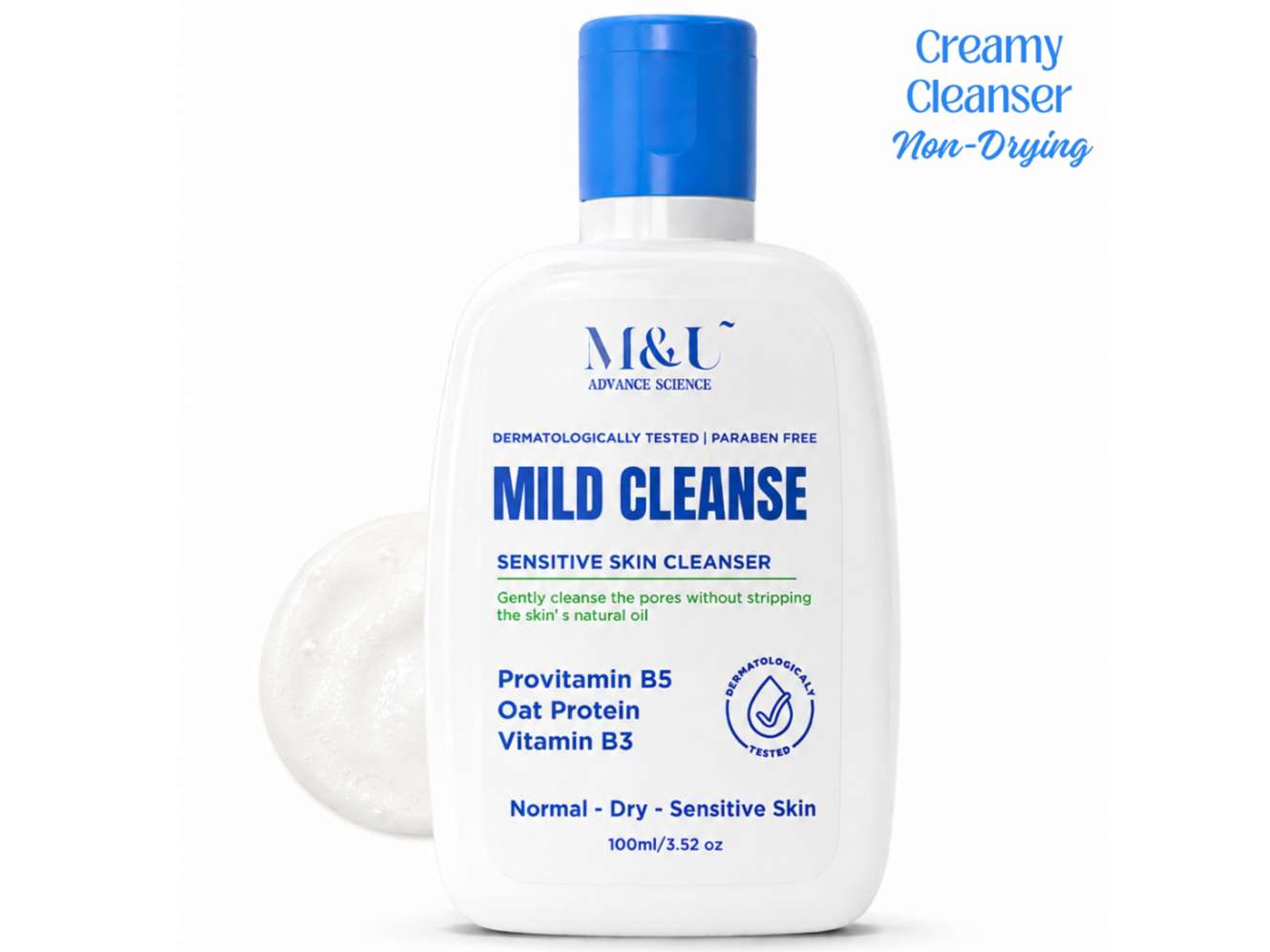 Mild Cleanse Gentle Cleanser for Dry and Sensitive Skin 100gm