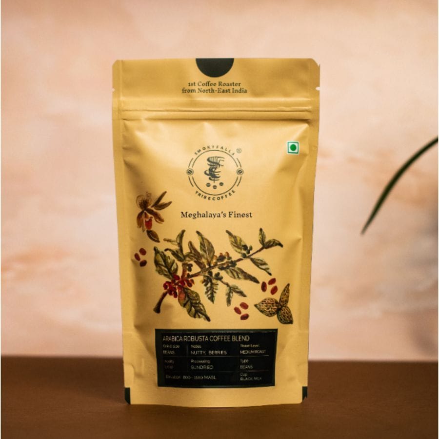 MEDIUM ROASTED COFFEE BEANS - 100 gm - 100 gm