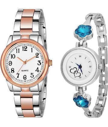 DECLASSE - Multicolor Metal Analog Couple's Watch