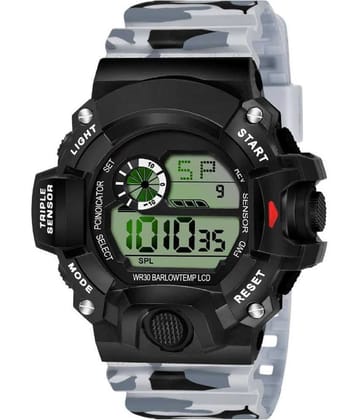 Renaissance Traders - Multicolor PU Digital Mens Watch