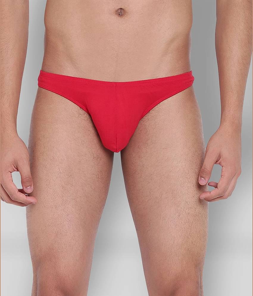 La Intimo Pack of 1 Modal Briefs For Men's ( Red )