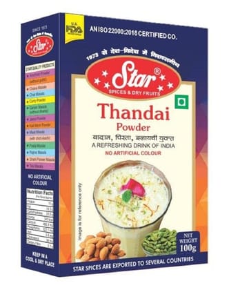 Star Spices Thandai Powder, 250 gm