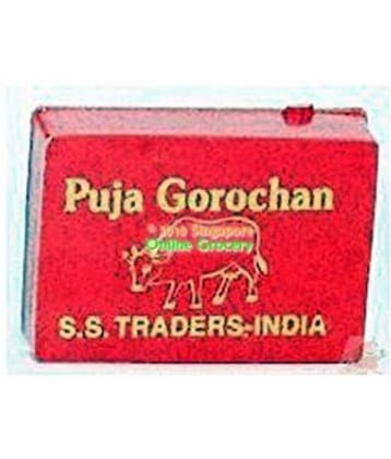 Padmavathi Enterprises Gorochan Tantrik, Vashikaran, Puja Gorojanam Powder for Pooja Purpose, 1g(Yellow)