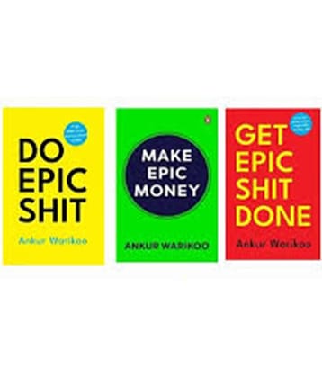 ( Combo Of 3 Pack ) Get Epic Shit & Make Epis Money & Do Epic Shit , English , Paperback , By Ankur Warikoo