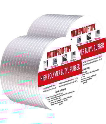 Aluminium Foil Self Adhesive Waterproof Tape (Pack of 2)