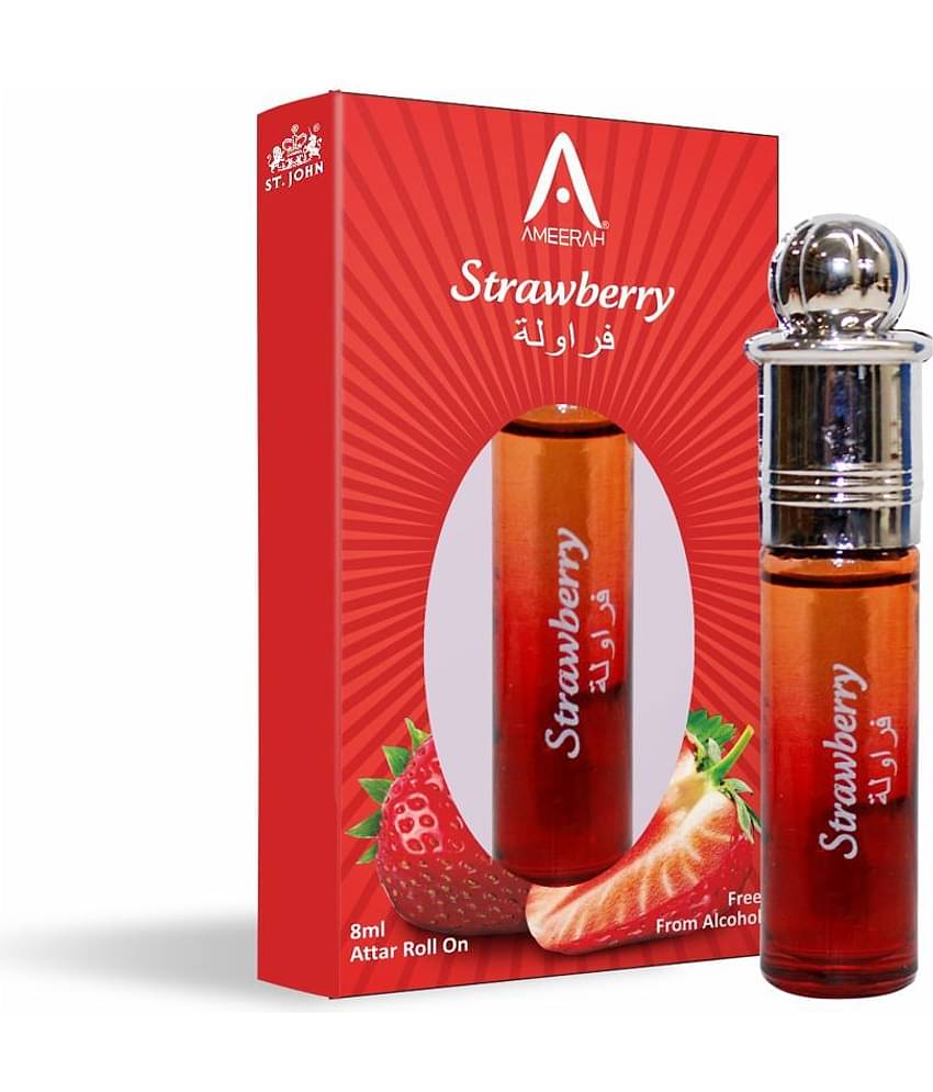 ST-JOHN | Attar Strawberry | 8ml | Pack Of 1 | Floral Attar (Fruity)