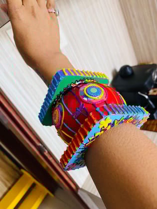 Banjara Bangle Set - A