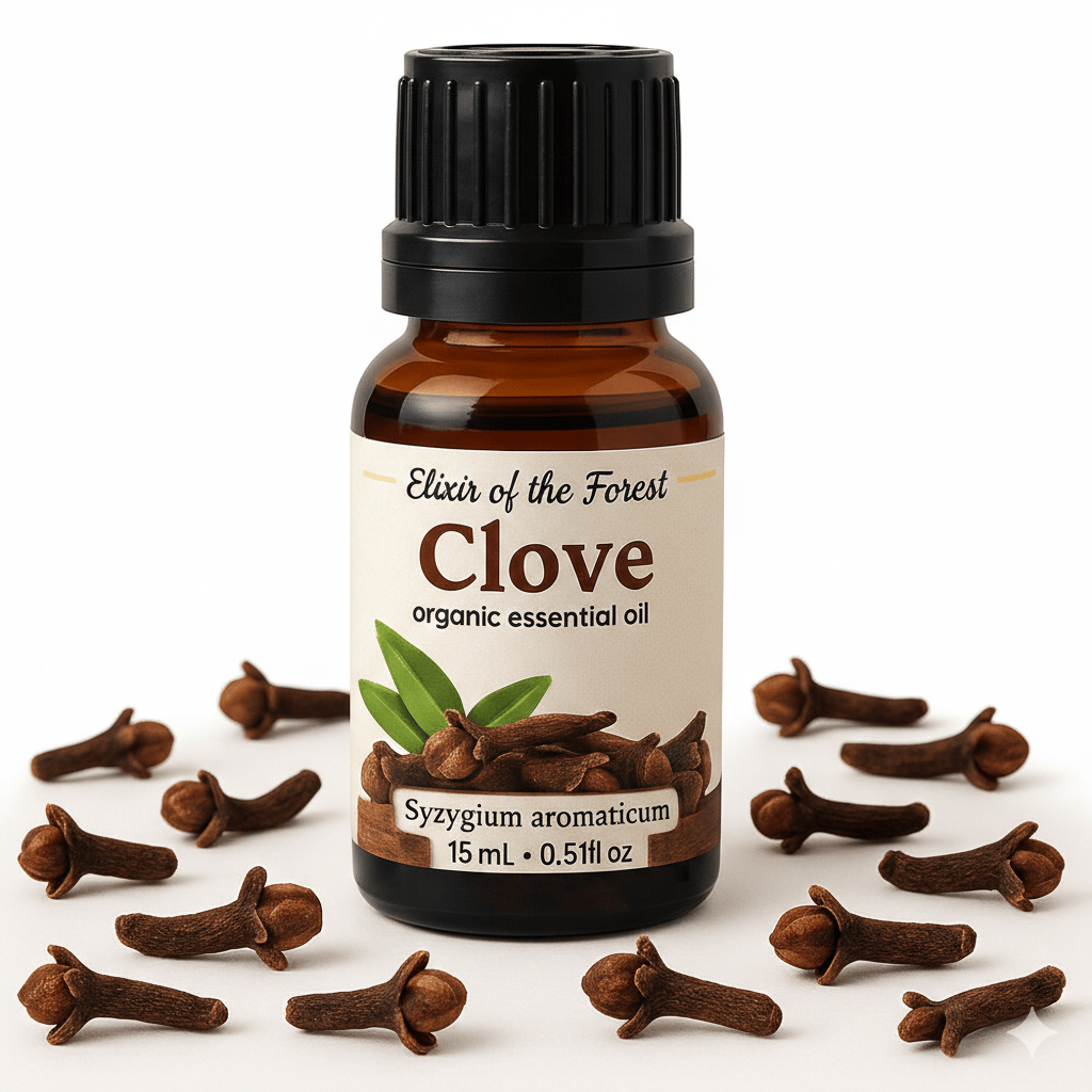 Elixir of the Forest Clove Essential Oil | 15 ml | Steam Distilled | Aromatherapy & Hair Care