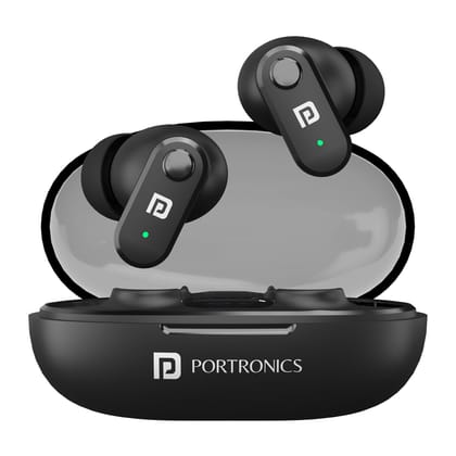 Portronics Harmonics Twins S16 in Ear Wireless TWS Earbuds with 24 Hrs Playtime, Clear Calls, Game & Music Mode, Low Latency, Bluetooth 5.3v, LED Display, Type C Fast Charging Portronics Harmonics Twins S16 in Ear Wireless TWS Earbuds with 24 Hrs Playtime, Clear Calls, Game & Music Mode, Low Latency, Bluetooth 5.3v, LED Display, Type C Fast Charging