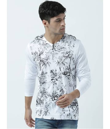 Huetrap Pack of 1 Cotton Regular Fit Men's T-Shirt ( White )