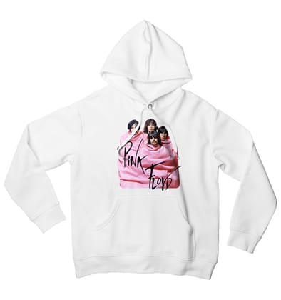 Pink Floyd Hoodie-44 - L / White - With Text
