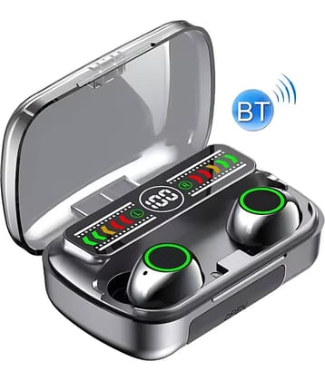 VERONIC M100 with PowerBank Bluetooth True Wireless (TWS) In Ear 30 Hours Playback Fast charging,Powerfull bass IPX4(Splash & Sweat Proof) Black