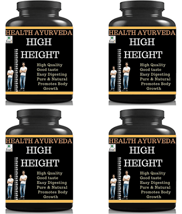 Health Ayurveda High Height Vanilla Flavour Powder 400 Gm Pack of 4
