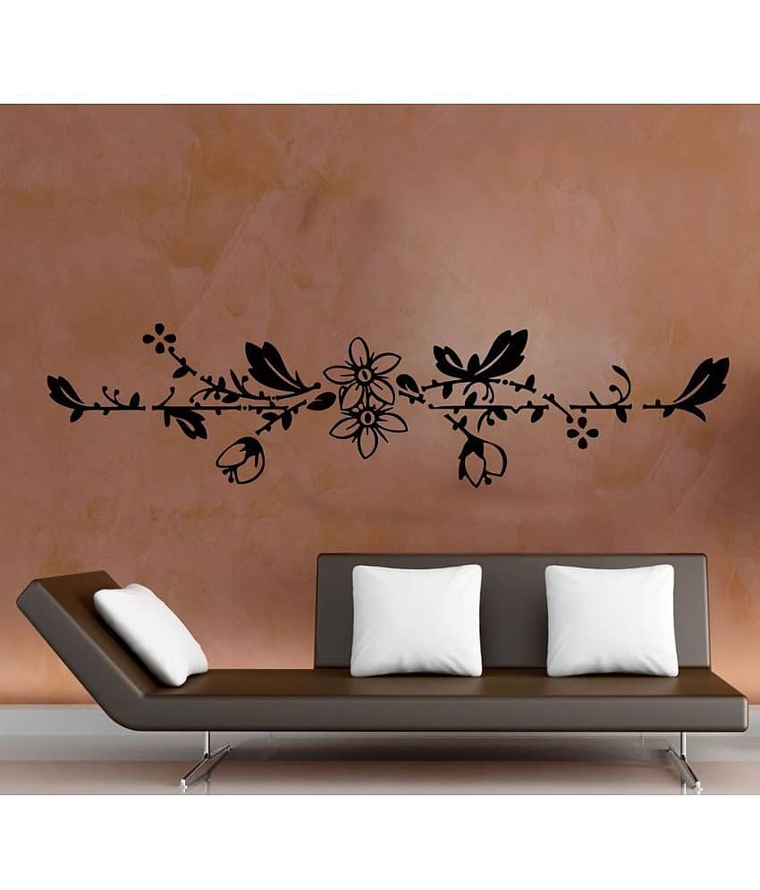 Decor Villa full wall flowers Vinyl Wall Stickers
