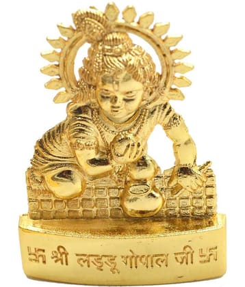 Shri Astha Vinayak Brass Laddu Gopal Idol ( 4 cm )