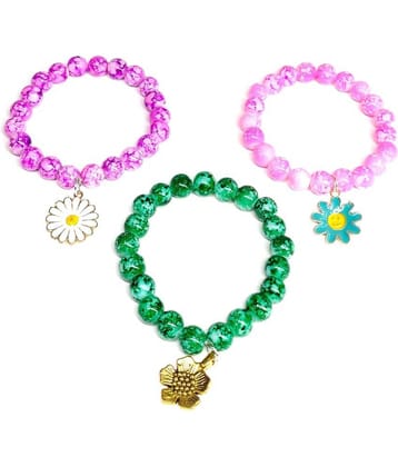 DAIVYA WELLNESS - Multicolor Bracelet ( Pack of 3 )