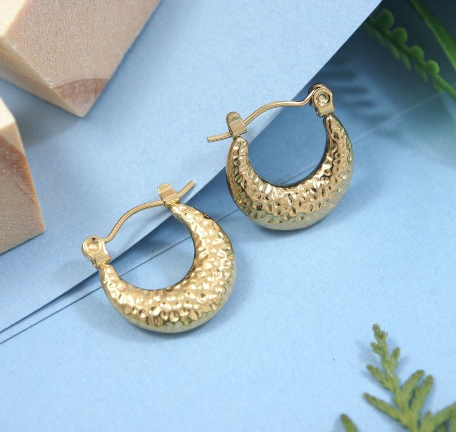 Stainless Steel Anti Tarnish Hoops Earring