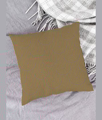 Houzzcode Single Beige Pillow Cover