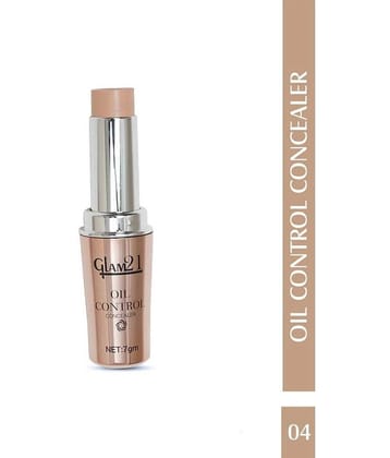 Glam21 Oil Control Concealer Medium To Full Coverage Smooth matte look Longer Stay 7g Shade04