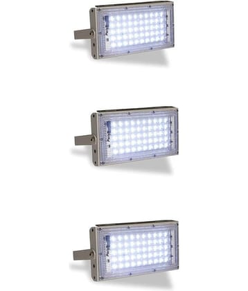 ZESTRUM Cool Day Light 50 Watts Flood Light ( Pack of 3 )