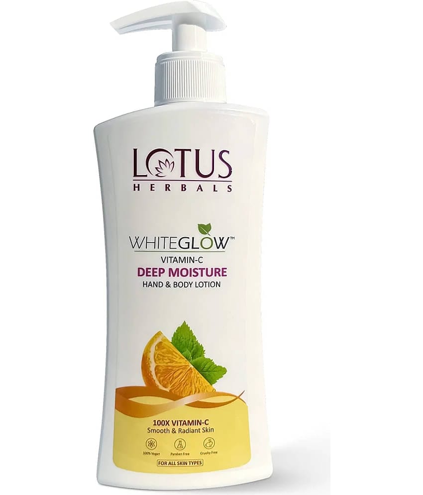 Lotus Herbals Whiteglow Vitamin C Deep Moisture Hand & Body Lotion 270ml, (Pack of 1)
