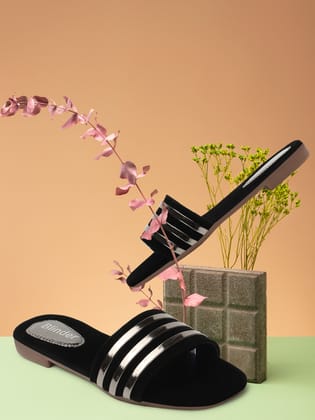 BLINDER grey Slippers Flats 4