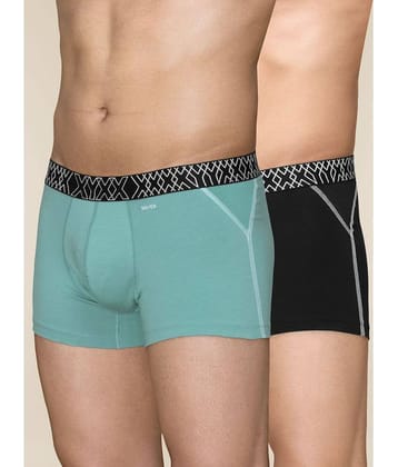 XYXX Pack of 2 Cotton Trunks For Men's ( Multicolor )