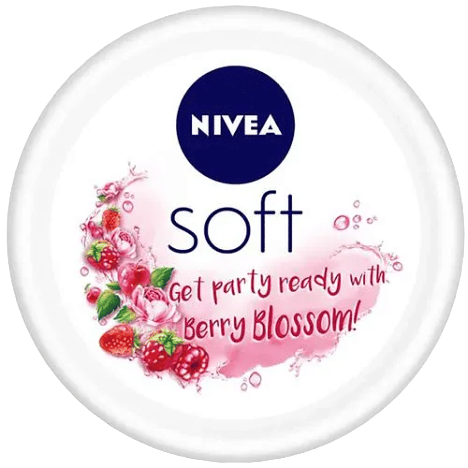 Nivea Light Moisturiser - Soft Berry Blossom, For Face, Hand & Body, 200 ml