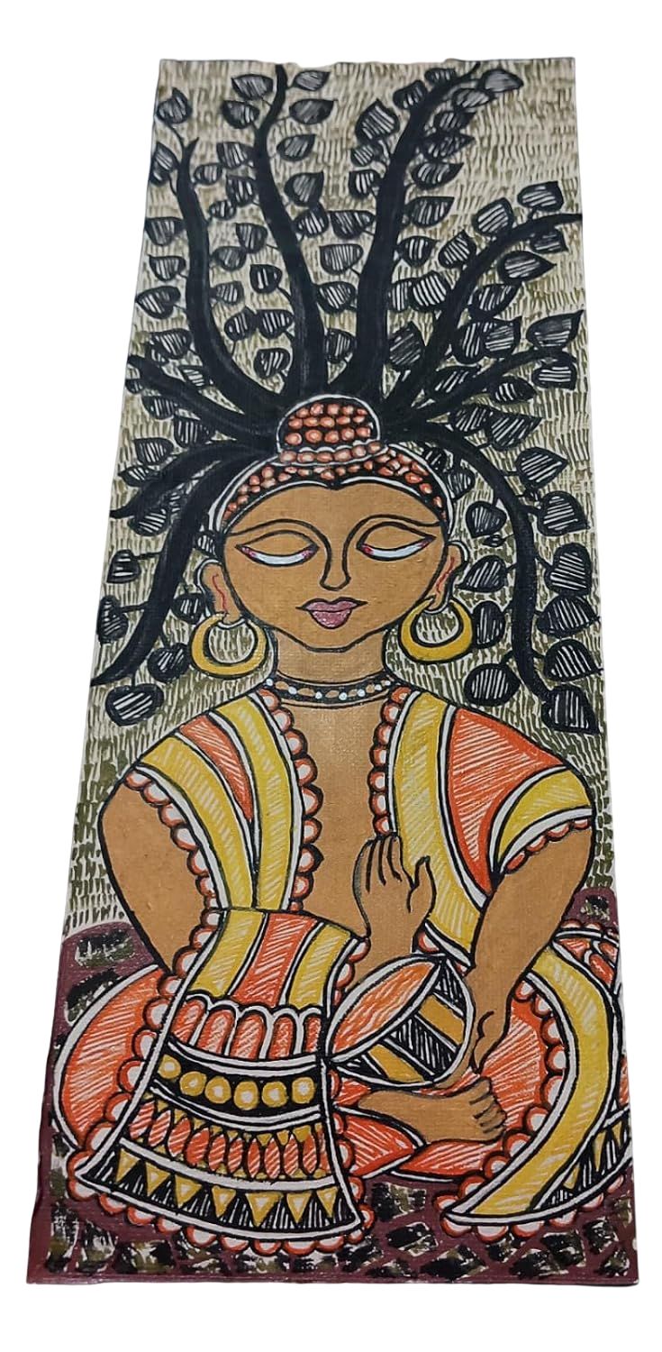 Handcrafted Khadi Tote Bag with Unique Kashidakari Design - Spacious, Stylish, and Eco-Friendly