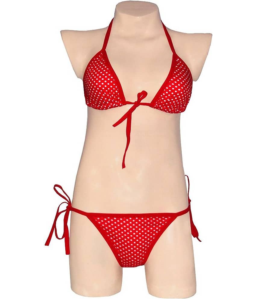 Selfcare Red Non-padded Bra And Panty Set