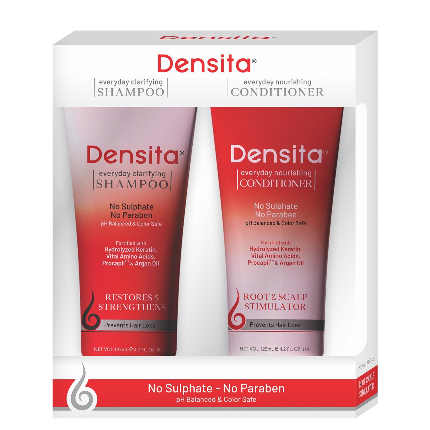 REGALIZ Densita Everyday Clarifying Shampoo & Nourishing Conditioner Kit | 125ml Each REGALIZ Densita Everyday Clarifying Shampoo & Nourishing Conditioner Kit | 125ml Each - 125 ml (Pack of 1)