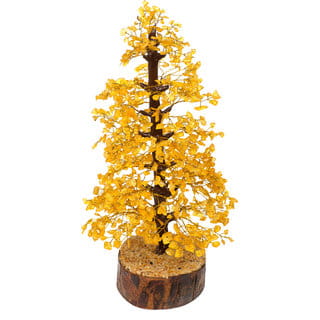 KESAR ZEMS Natural Citrine Colour Crystal Stone Chip Vastu Tree 16 Inches For Wealth, Success Prosperity/ Home Office KESAR ZEMS Natural Citrine Colour Crystal Stone Chip Vastu Tree 16 Inches For Wealth, Success Prosperity/ Home Office