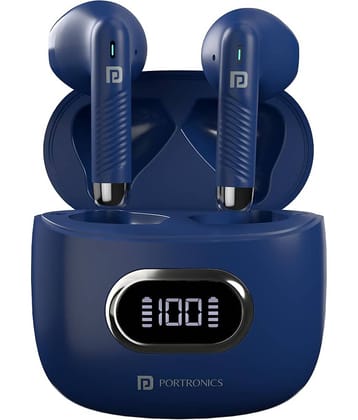 Portronics Harmonics Twins S9 On Ear TWS Blue
