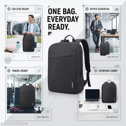 Onego fashionable laptop backpack durable water resistant college bag for men women