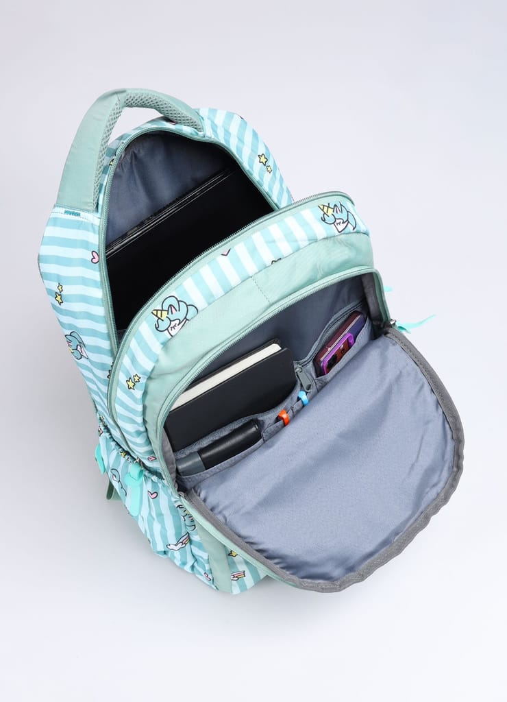 PB Pearlbags Polyester Water Resistant Casual Backpack With Laptop Sleeve For School,college & Office For Boys and Girls,Men & Women