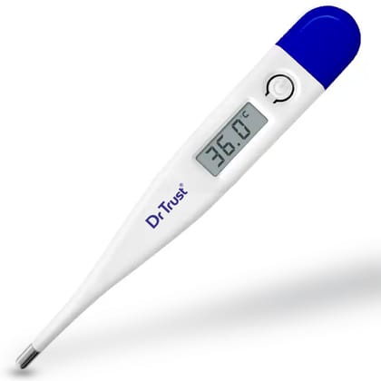 Dr Trust USA Flexible Tip Digital Thermometer 609 For Infants, Kids, and Adults, Fever Checking Device, Oral, Rectal, and Under Arm Body Temperature Measurements