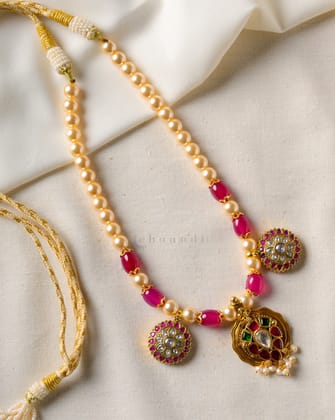 Gold Polish Silver Necklace CHN1539