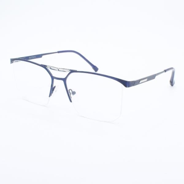 Lensoz Elite X Luxe Half Rim Rectangle Z - Medium - Master Blue