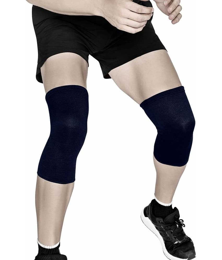 Vissco Spro Knee Cap Plus, Ideal mild support for free Knee movement - Color - Black (IN PAIR) - Small